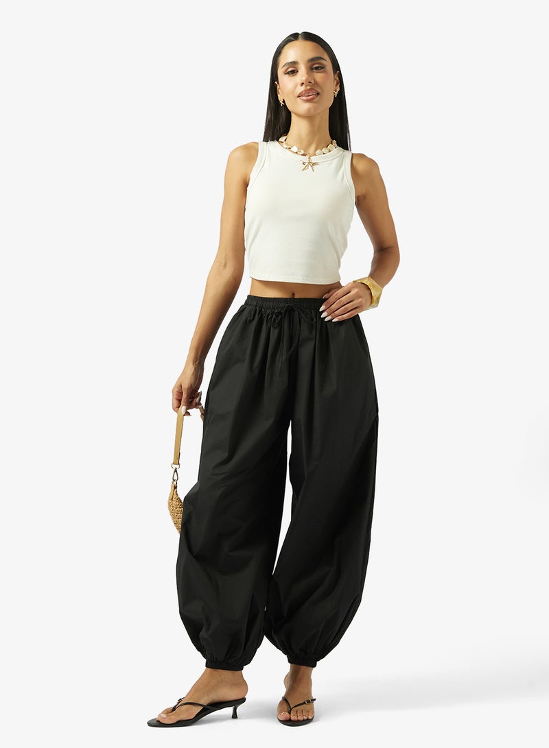 Ginger Pleated Wide Leg Balloon Pants - Image 2